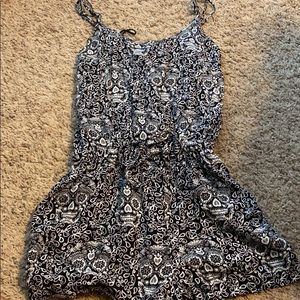 patterned romper